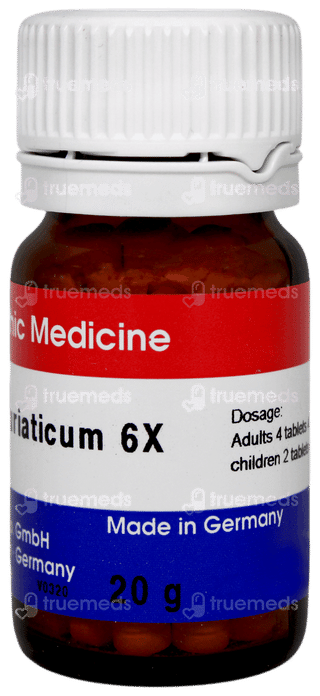 Dr Reckeweg Natrum Muriaticum 6x Biochemic Tablet 20gm