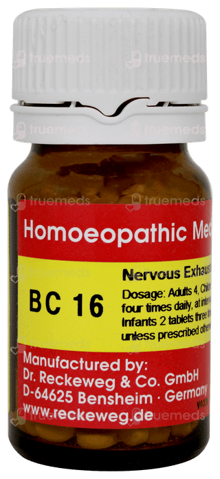 Dr Reckeweg Bc 16 Tablet 20gm