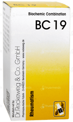 Dr Reckeweg Biochemic Combination Bc 19 Tablet 20gm