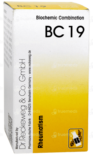 Dr Reckeweg Biochemic Combination Bc 19 Tablet 20gm