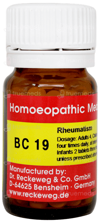 Dr Reckeweg Biochemic Combination Bc 19 Tablet 20gm