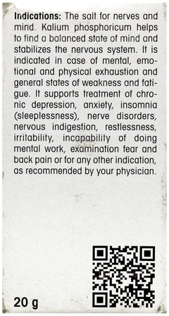 Dr Reckeweg Kali Phosphoricum 3X Biochemic Tablet 20Gm