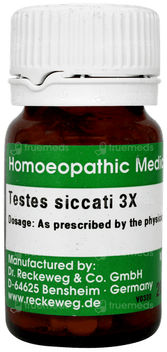 Dr Reckeweg Testes Siccati 3x Tablet 20gm