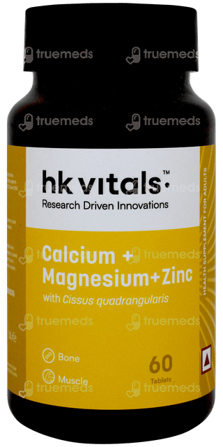 Healthkart Hk Vitals Calcium+magnesium+zinc Tablet 60