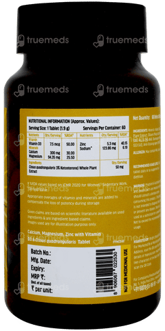 Healthkart Hk Vitals Calcium+magnesium+zinc Tablet 60