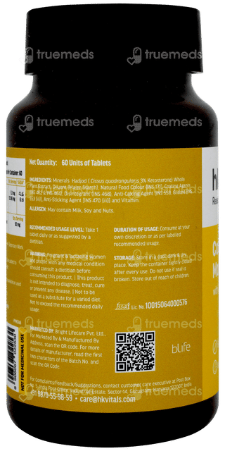 Healthkart Hk Vitals Calcium+magnesium+zinc Tablet 60