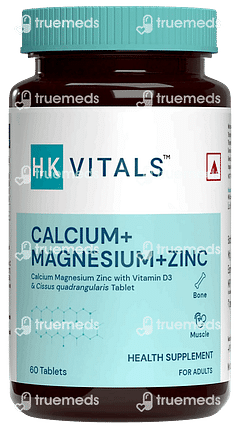 Healthkart Hk Vitals Calcium+magnesium+zinc Tablet 60