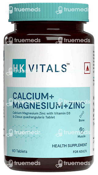 Healthkart Hk Vitals Calcium+magnesium+zinc Tablet 60