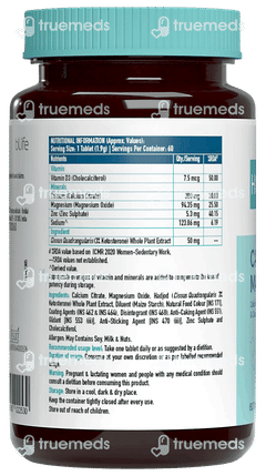Healthkart Hk Vitals Calcium+magnesium+zinc Tablet 60