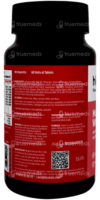 Healthkart Hk Vitals Multivitamin Women Tablet 60