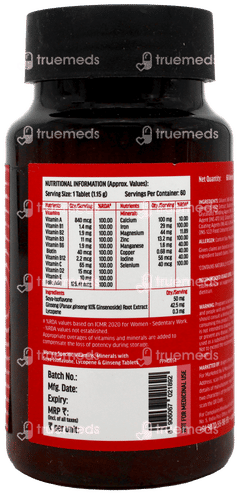 Healthkart Hk Vitals Multivitamin Women Tablet 60