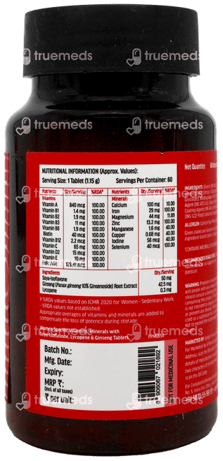 Healthkart Hk Vitals Multivitamin Women Tablet 60