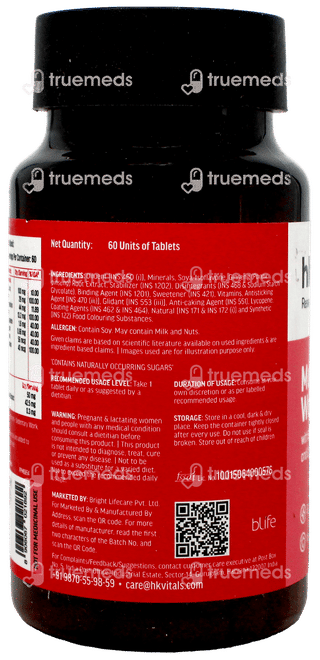 Healthkart Hk Vitals Multivitamin Women Tablet 60