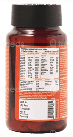Healthkart Hk Vitals Multivitamin With Probiotics 60