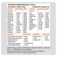 Healthkart Hk Vitals Multivitamin With Probiotics 60
