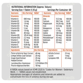 Healthkart Hk Vitals Multivitamin With Probiotics 60
