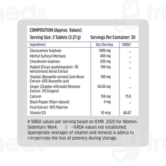 Hk Vitals Healthy Joint Tablet 60