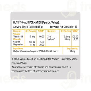 Hk Vitals Calcium Tablet 60