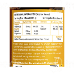 Hk Vitals Calcium Tablet 60