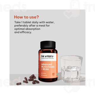 Hk Vitals Advanced Multivitamin With Bcaa Tablet 60