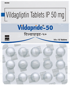 Vildapride 50 Tablet 15