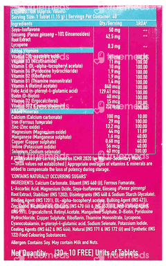 Healthkart Hk Vitals Multivitamin Women Tablet 30 + 10 Free