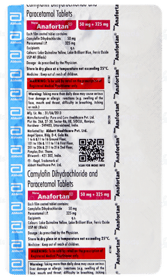 Anafortan New 50mg+325mg Tablet 15