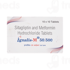 Ignalis M Ir 50/500 Tablet 10 Ignalis M Ir 50/500 Tablet 10