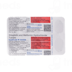Ignalis M Ir 50/500 Tablet 10 Ignalis M Ir 50/500 Tablet 10