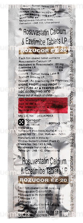 Rozucor Ez 20 MG Tablet 10