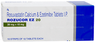 Rozucor Ez 20 Tablet 10