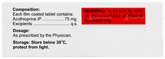 Azoran 75 Tablet 10 Azoran 75 Tablet 10