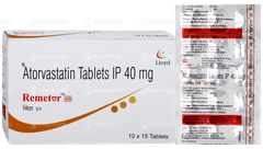 Remetor 40 Tablet 15