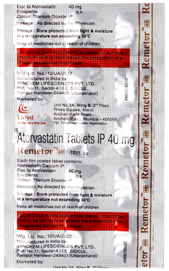 Remetor 40 Tablet 15 Remetor 40 Tablet 15