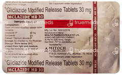 Mclazide Mr 30 Tablet 15 Mclazide Mr 30 Tablet 15
