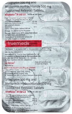 Sitahenz M Od Ls Tablet 10 Sitahenz M Od Ls Tablet 10