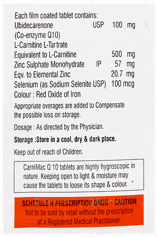 Carnimac Q 10 Tablet 10