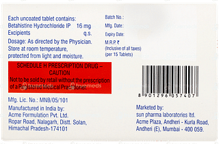 Betavert 16 Tablet 15