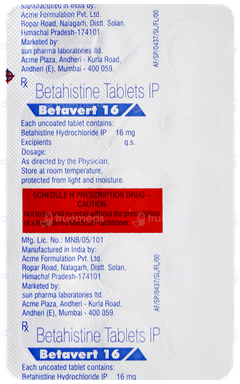 Betavert 16 Tablet 15