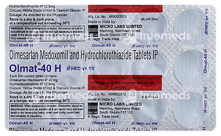 Olmat H 40 MG Tablet 15