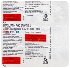 Sitared M 50/1000 Tablet 15 Sitared M 50/1000 Tablet 15