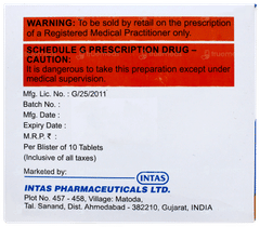 Zavamet Dp 100/500/10 Tablet 10