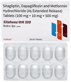 Sitahenz Dm 500 Tablet 10