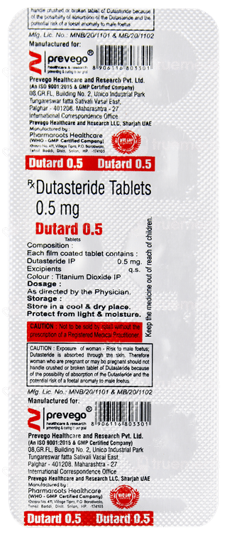 Dutard 0.5 Tablet 10