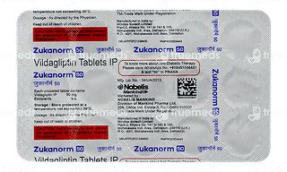 Zukanorm 50 MG Tablet 15