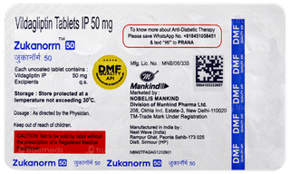 Zukanorm 50 Tablet 15
