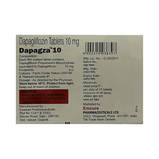 Dapagza 10 MG Tablet 15