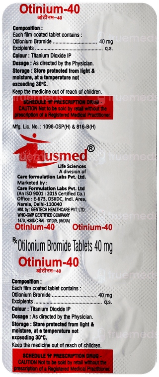 Otinium 40 Tablet 10