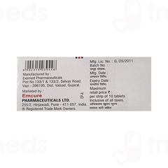 Emsita D 50/5 MG Tablet 10
