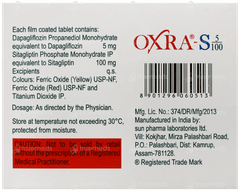 Oxra S 5/100 Tablet 15 Oxra S 5/100 Tablet 15